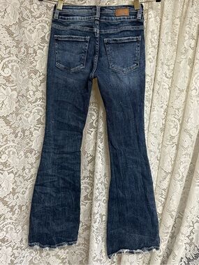 Girls BKE Youth Darker Denim Flare Jeans